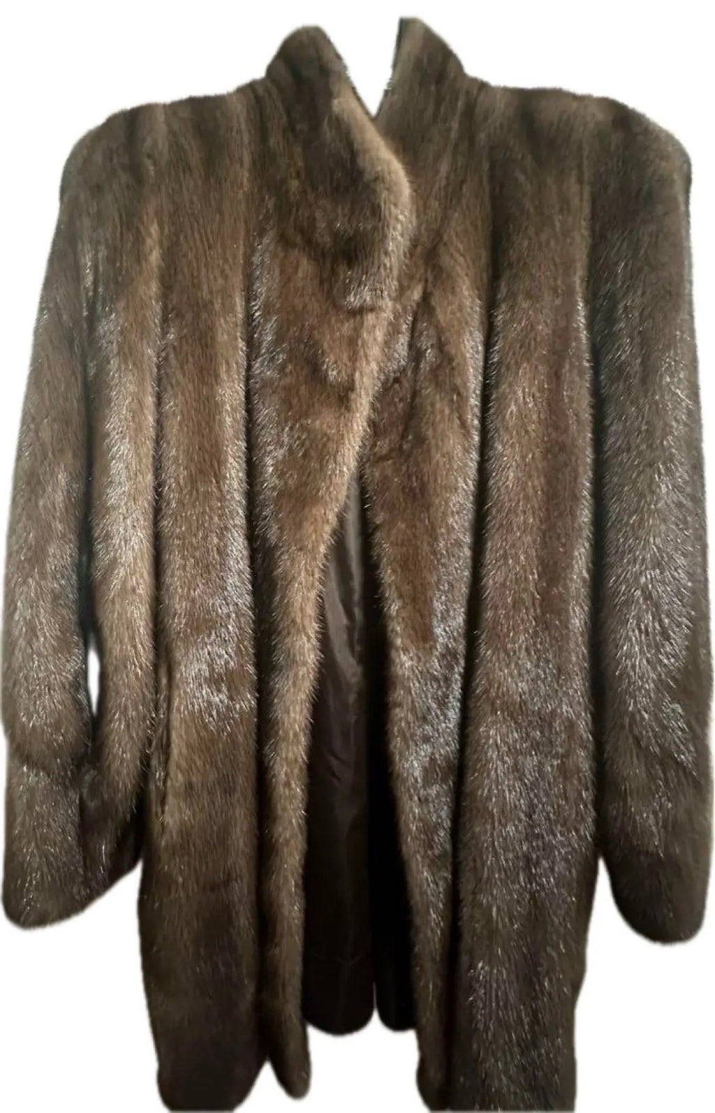 Legendary $20000 Men Woman Lanvin mink coat fur Jacket top quality Brown