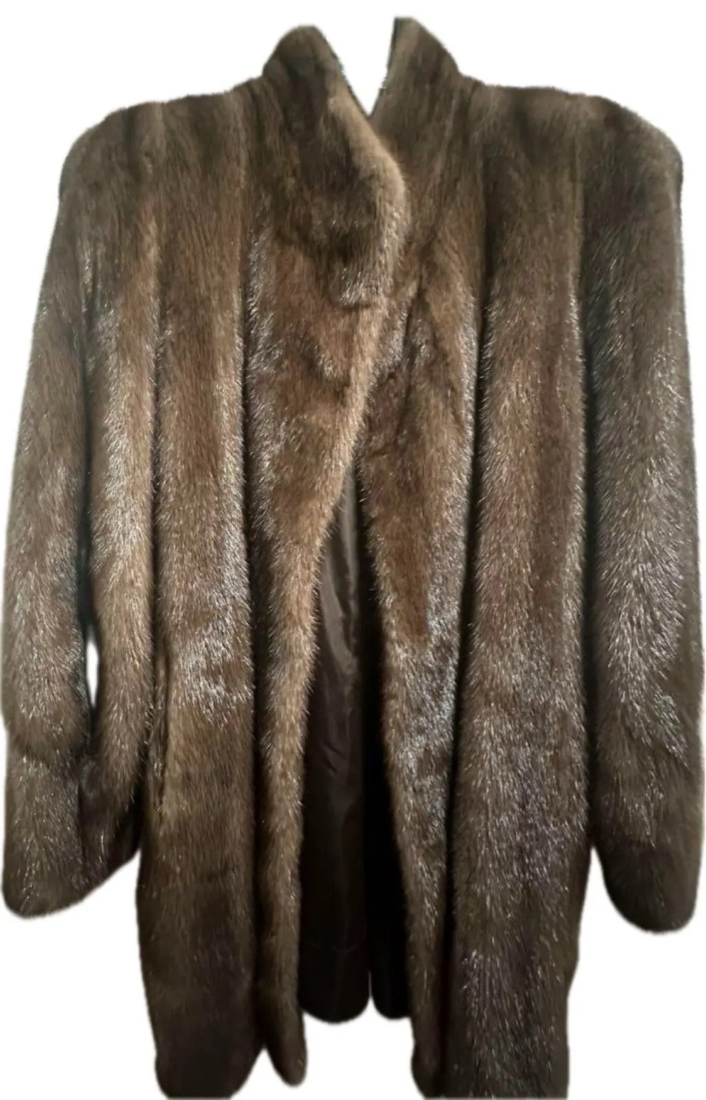 Legendary $20000 Men Woman Lanvin mink coat fur Jacket top quality Brown