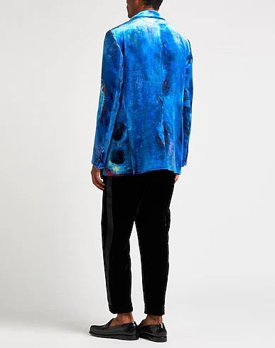 NWT Marni Graphic Velvet Blazer — Runway