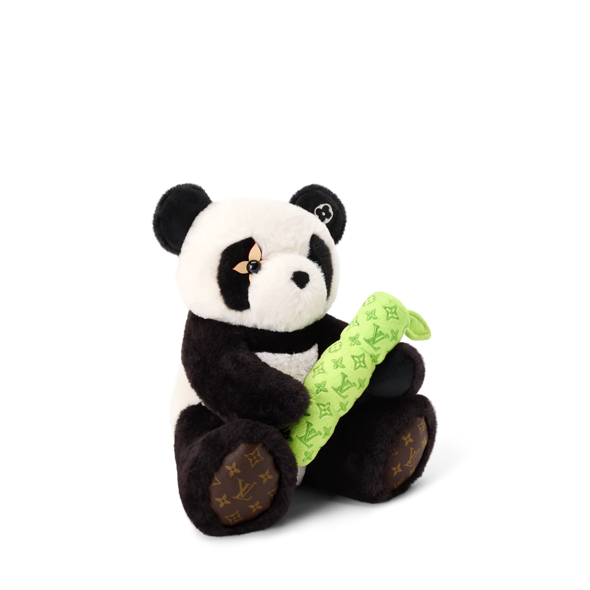 New Louis Vuitton Doudou Panda PM Figure stuffed toy