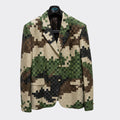 LOUIS VUITTON Damier Camouflage Single Breasted Tailored Jacket 54 Pharrell Williams 2024SS