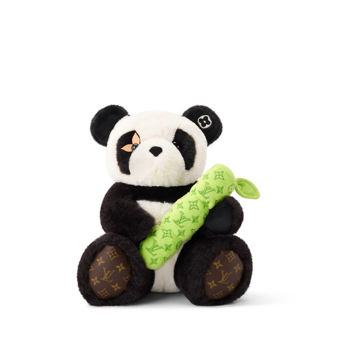 New Louis Vuitton Doudou Panda PM Figure stuffed toy