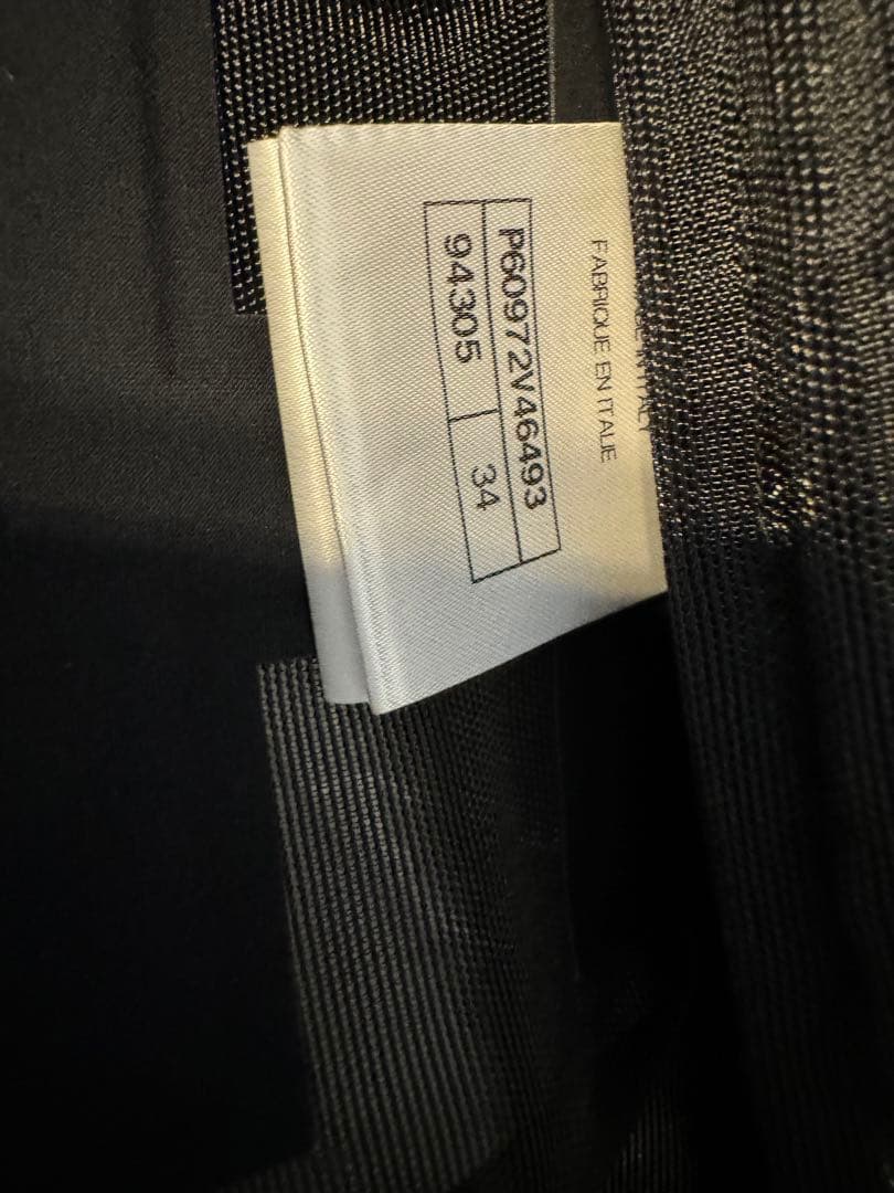 CHANEL Mesh Blouson Zip-Up Hoodie Size 34