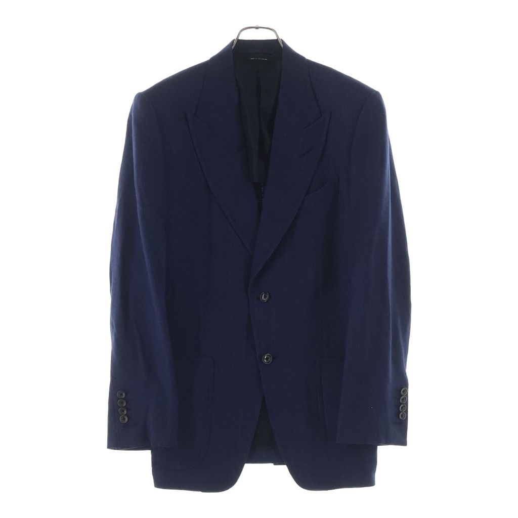 TOM FORD Cashmere Single-Breasted Tailored Jacket Navy Size 48R