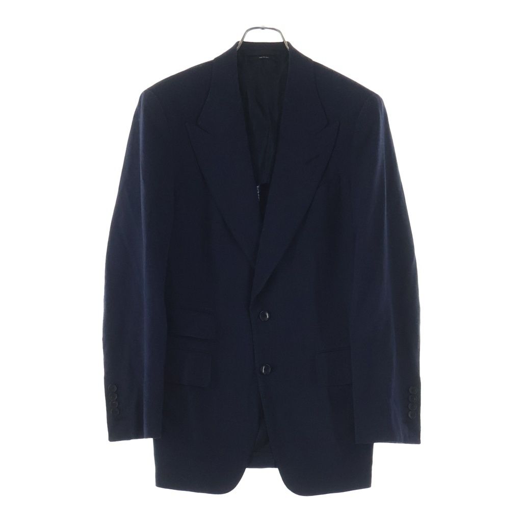 TOM FORD SHELTON Wool Single-Breasted Tailored Jacket Navy Size 48R