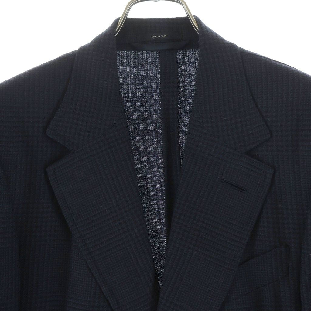 TOM FORD Checked Wool Single-Breasted Tailored Jacket Dark Grey Size 46C