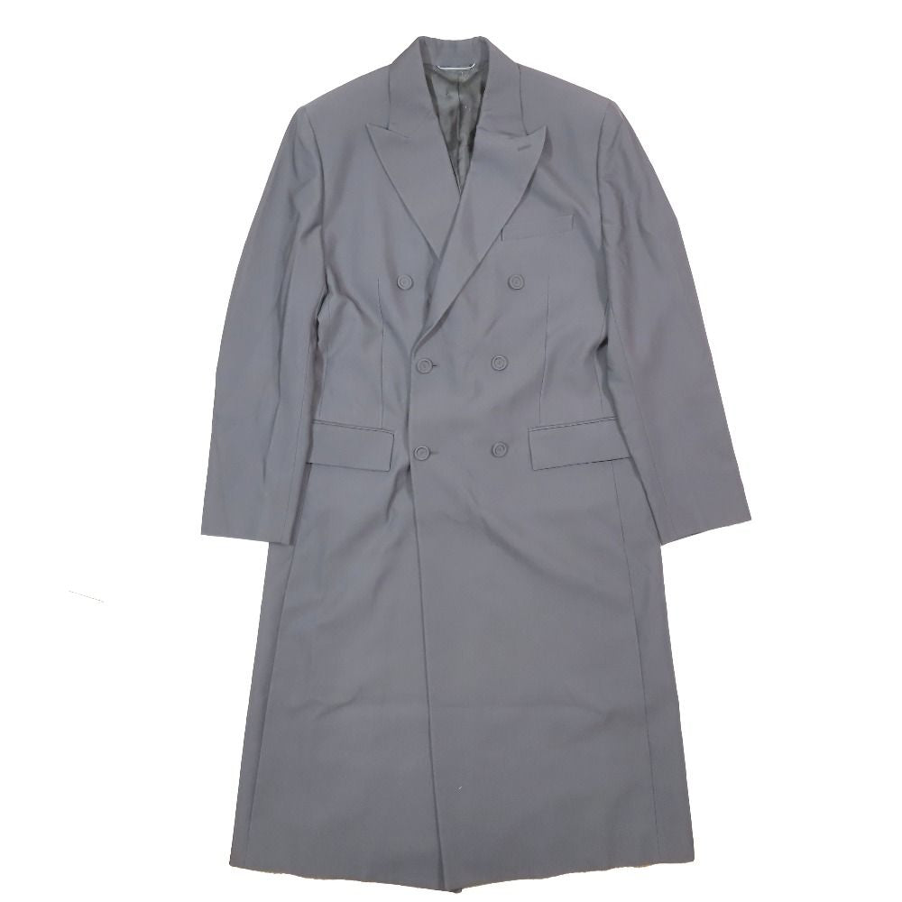 DIOR Fall/Winter 2023 Double-Breasted Chesterfield Coat Grey Size 52