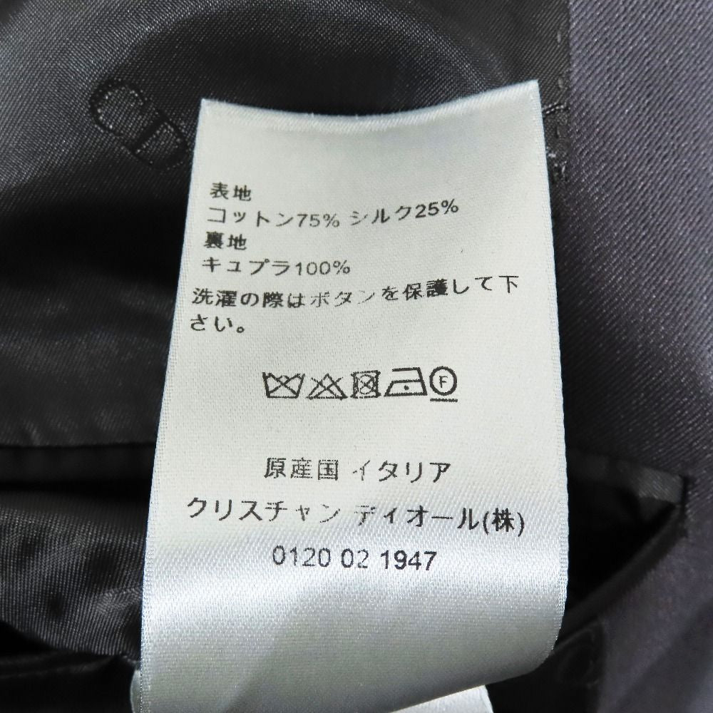 DIOR Fall/Winter 2023 Double-Breasted Chesterfield Coat Grey Size 52