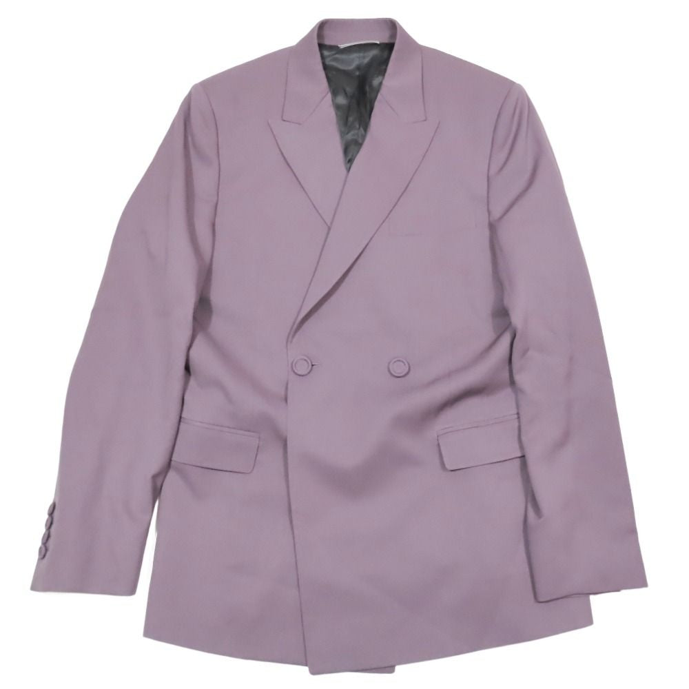 DIOR Fall/Winter 2022 Double-Breasted Tailored Jacket Purple Size 46
