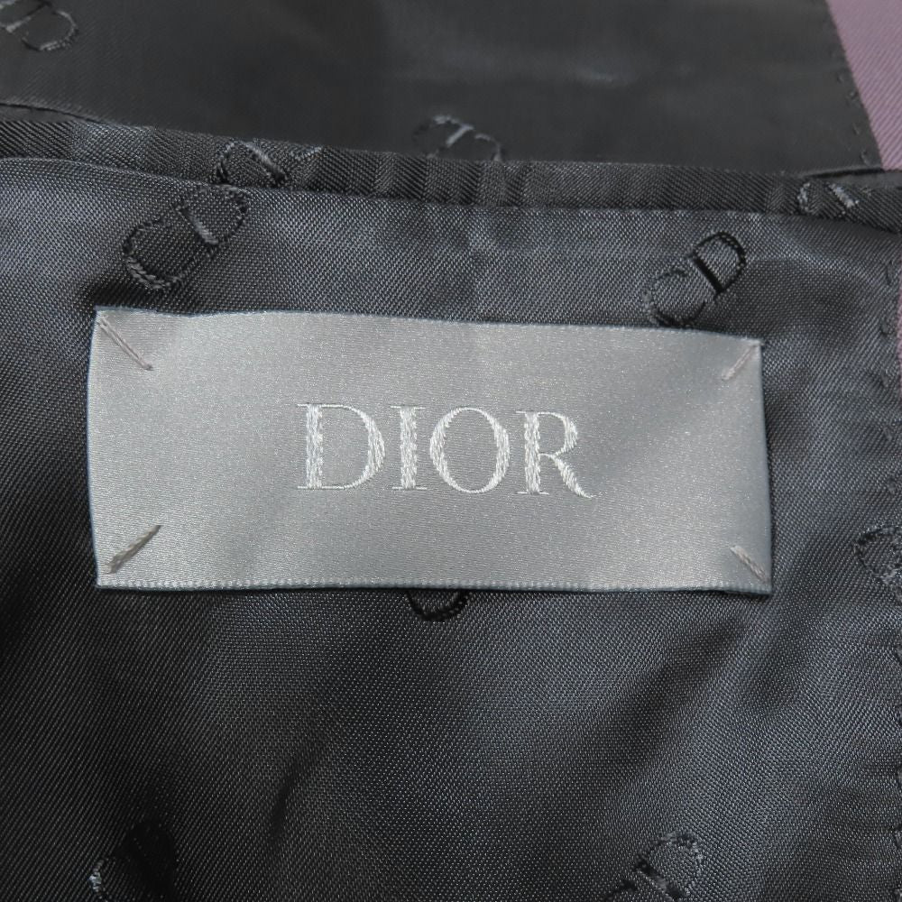 DIOR Fall/Winter 2022 Double-Breasted Tailored Jacket Purple Size 46