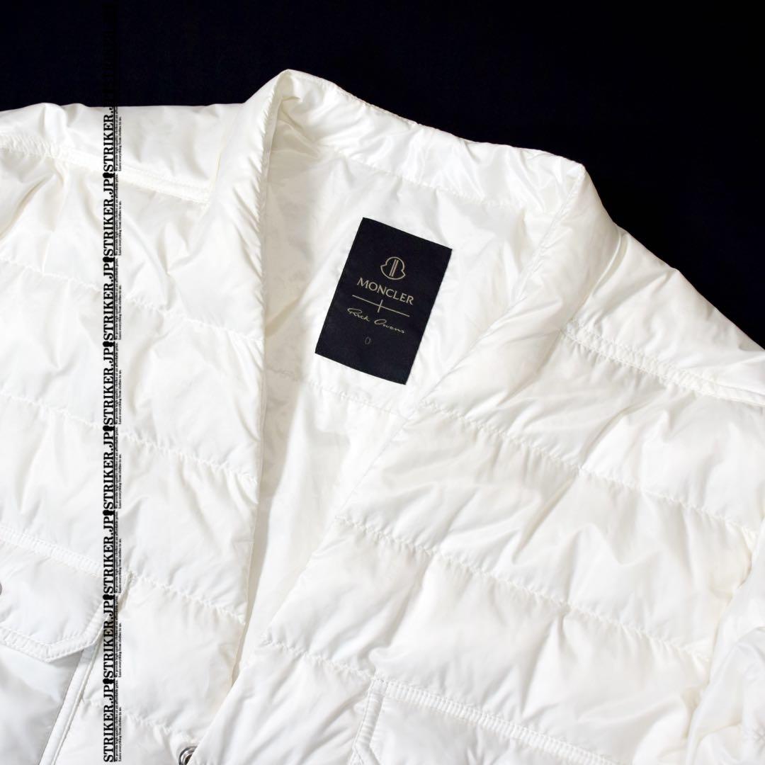 MONCLER x RICK OWENS Down Shirt Size 48