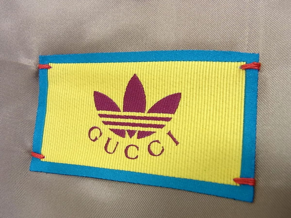 GUCCI x adidas 22AW トレフォイルプリント ジップ ブルゾン ジャケット マルチカラー サイズ52