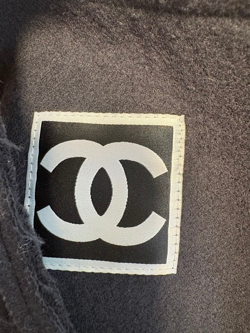 CHANEL Sport Line Wool Dress Navy Size 36