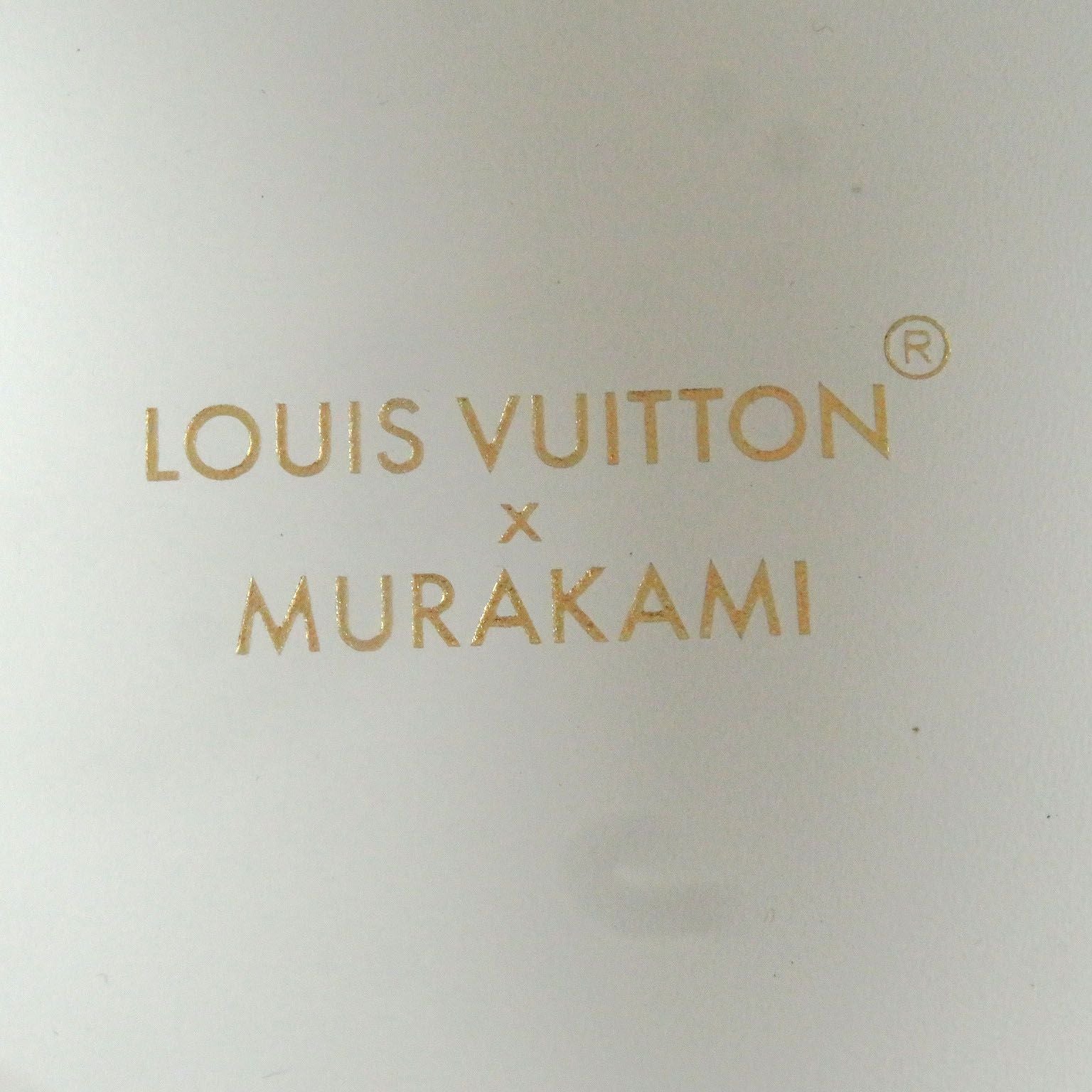 LOUIS VUITTON x Takashi Murakami 2024 Timeout Line Leather Panda Monogram Low-Top Sneaker White Size 42