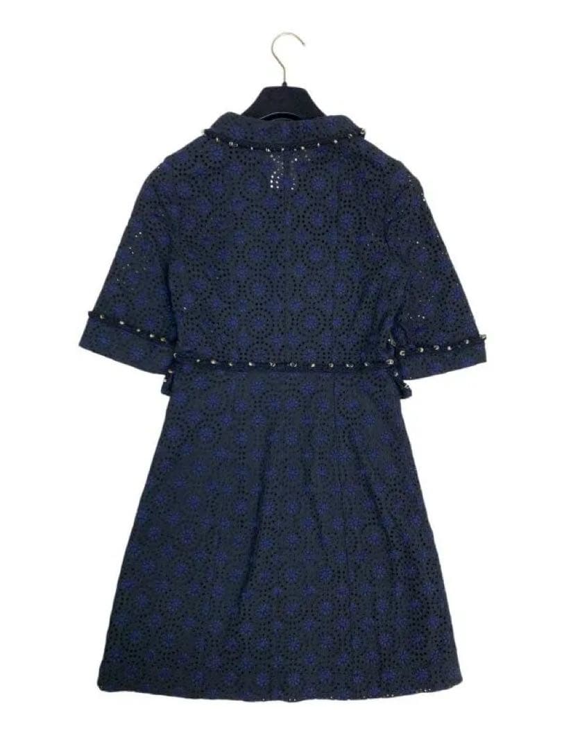 CHANEL 06P Openwork Knit Dress Size 36