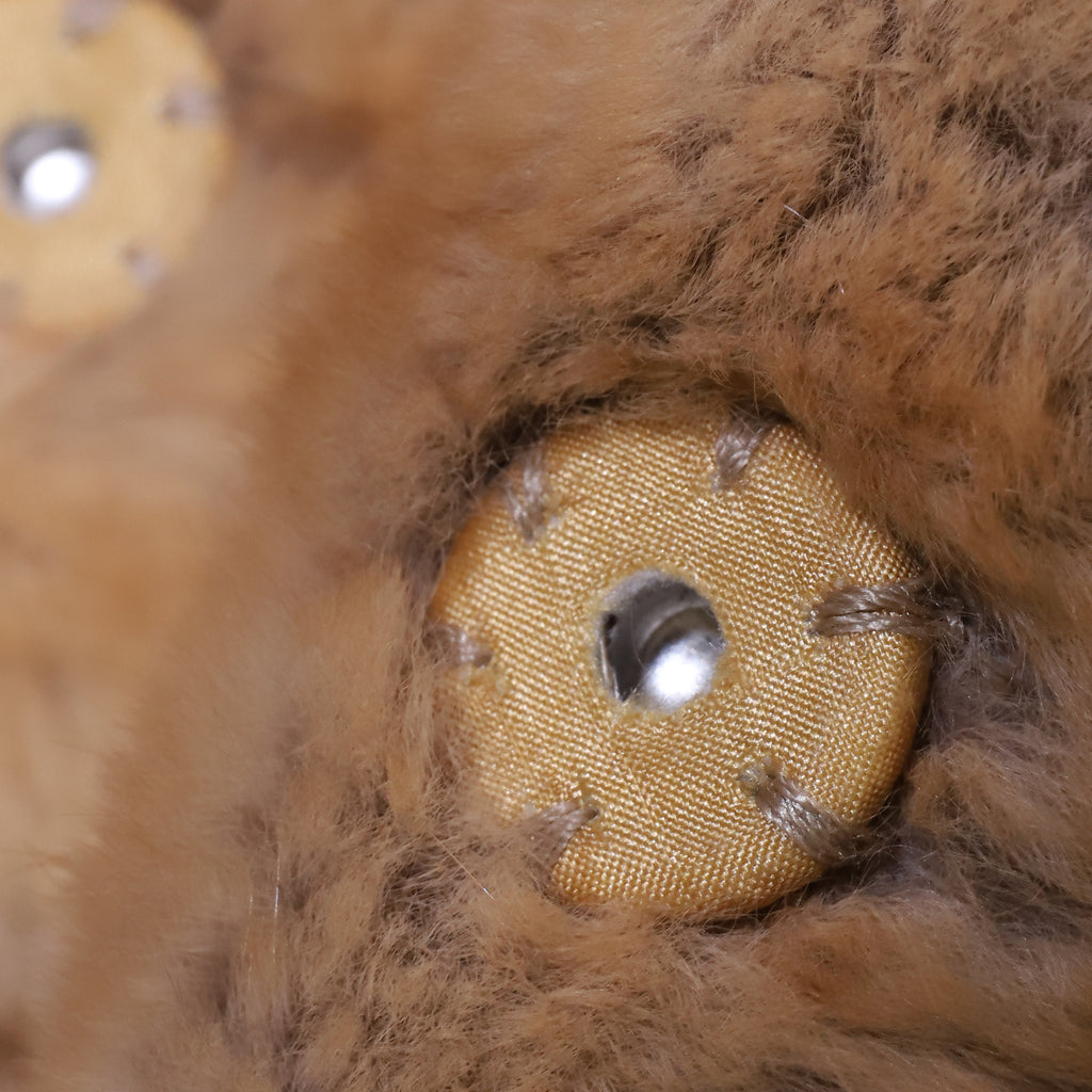 Louis Vuitton Near-New Sheared Weasel Fur Coat Size 36