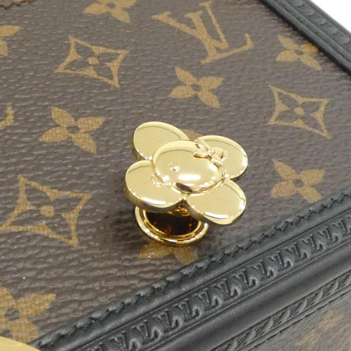 Louis Vuitton Monogram Boîte à Musique Music Box GI0267 Marron
