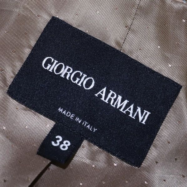 GIORGIO ARMANI Python Leather Jacket Size 38