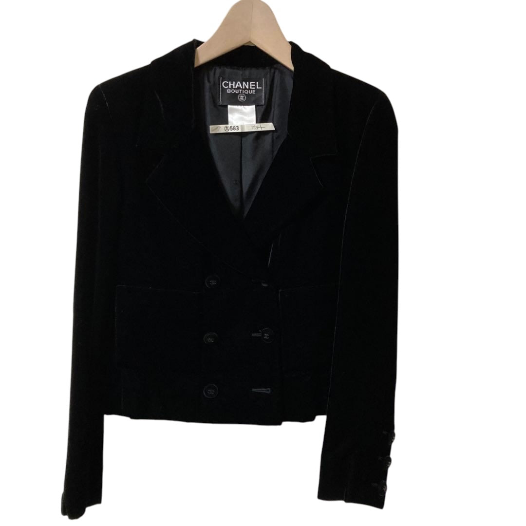 CHANEL Velvet Jacket Size 40