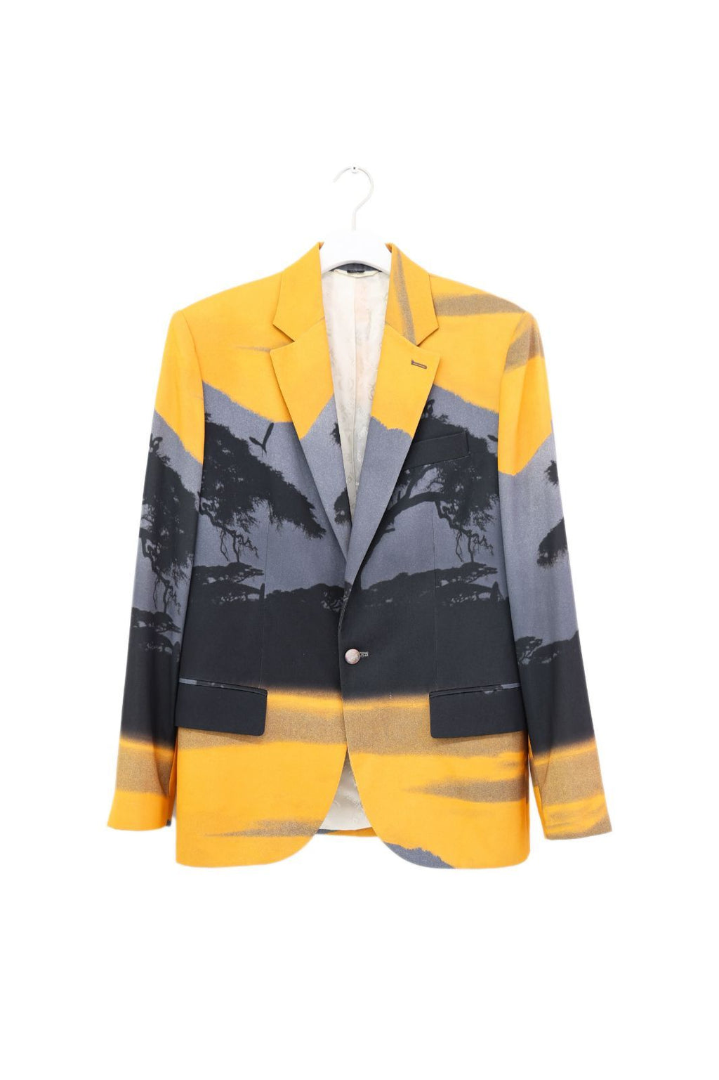 Alexander McQueen 1990s Bird Print Tailored Jacket