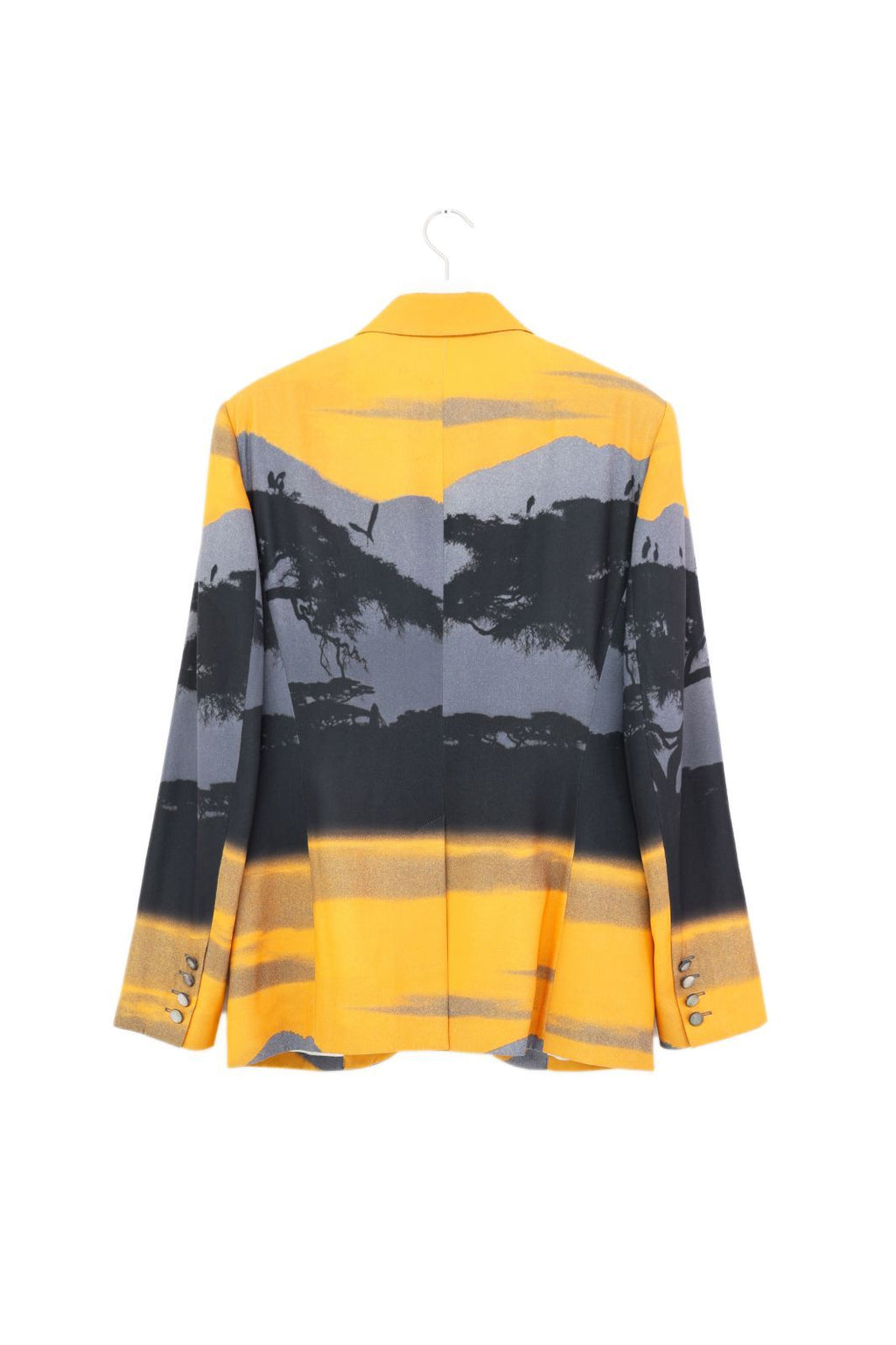 Alexander McQueen 1990s Bird Print Tailored Jacket
