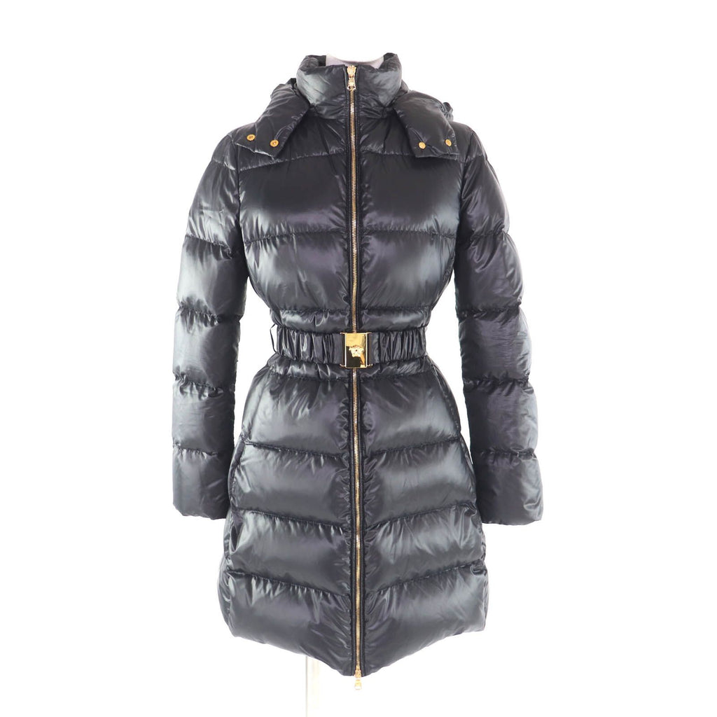 VERSACE Medusa Zip-Up Down Coat Black Size 36 (2024)