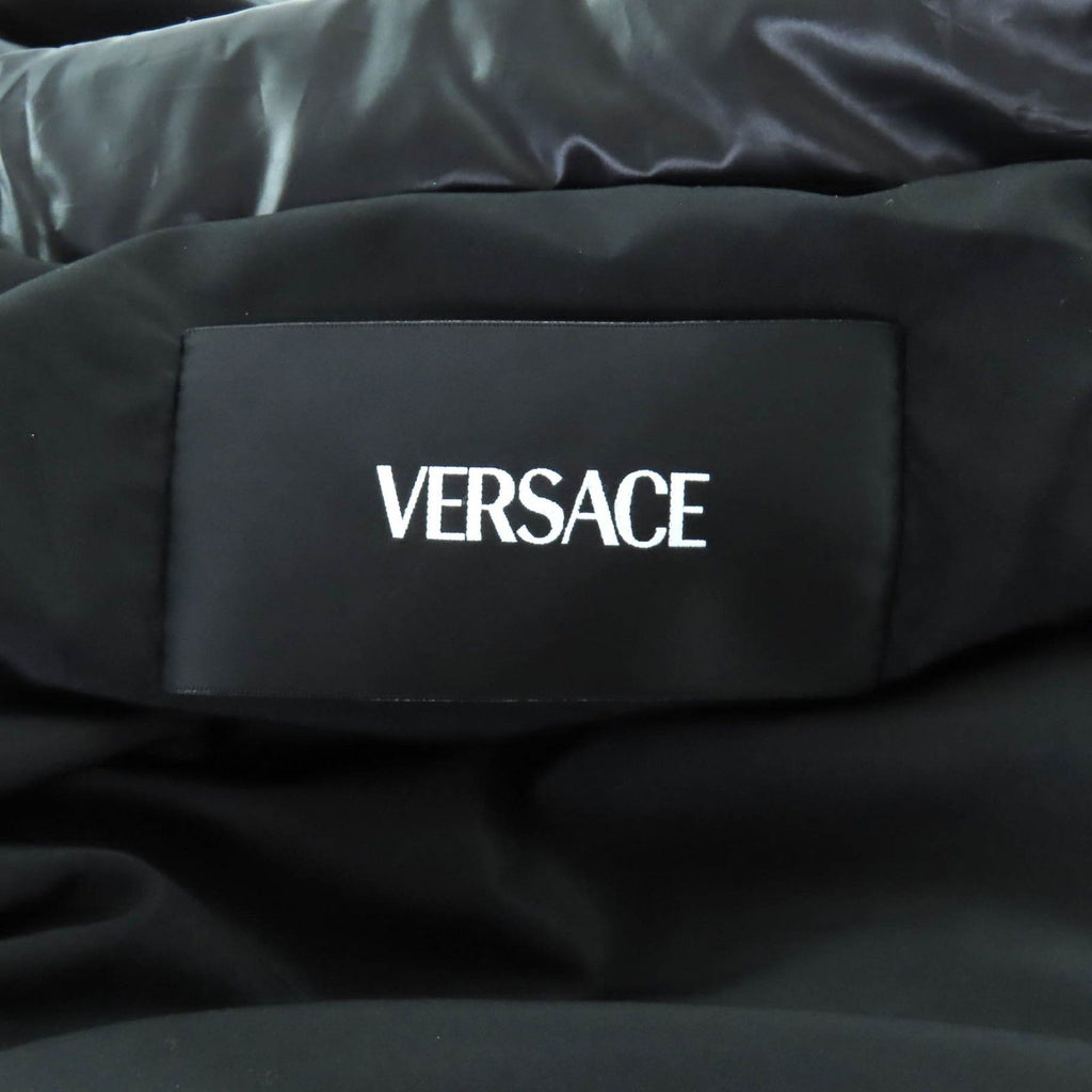 VERSACE Medusa Zip-Up Down Coat Black Size 36 (2024)