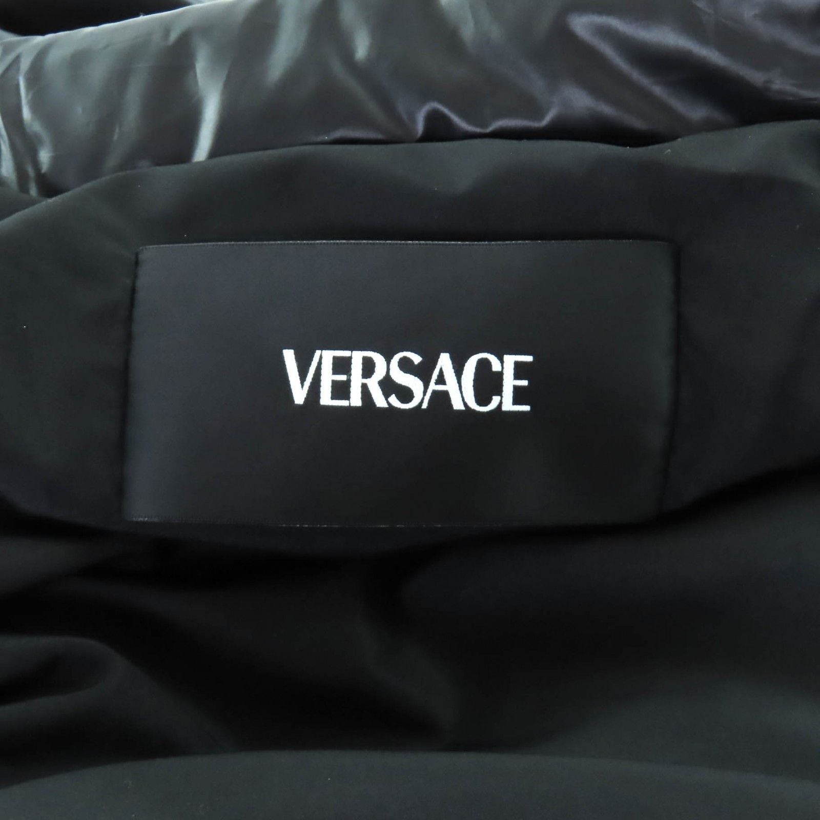VERSACE Medusa Zip-Up Down Coat Black Size 36 (2024)