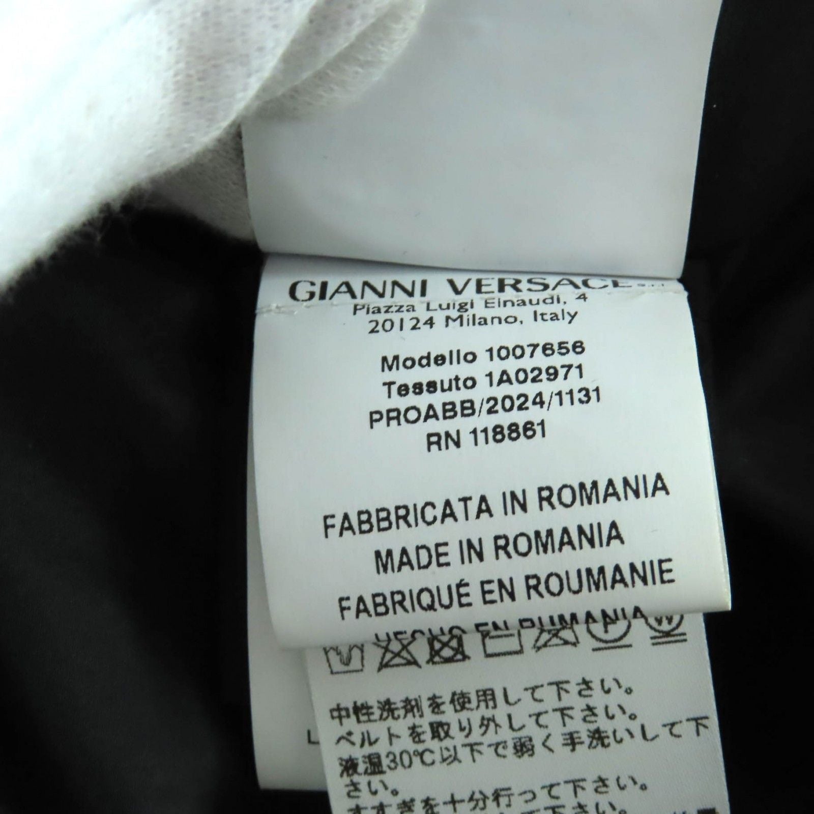 VERSACE Medusa Zip-Up Down Coat Black Size 36 (2024)