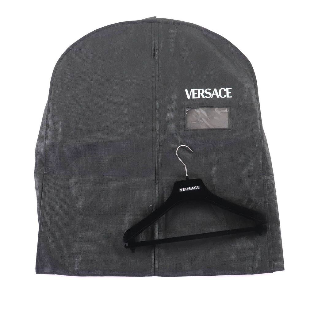 VERSACE Medusa Zip-Up Down Coat Black Size 36 (2024)