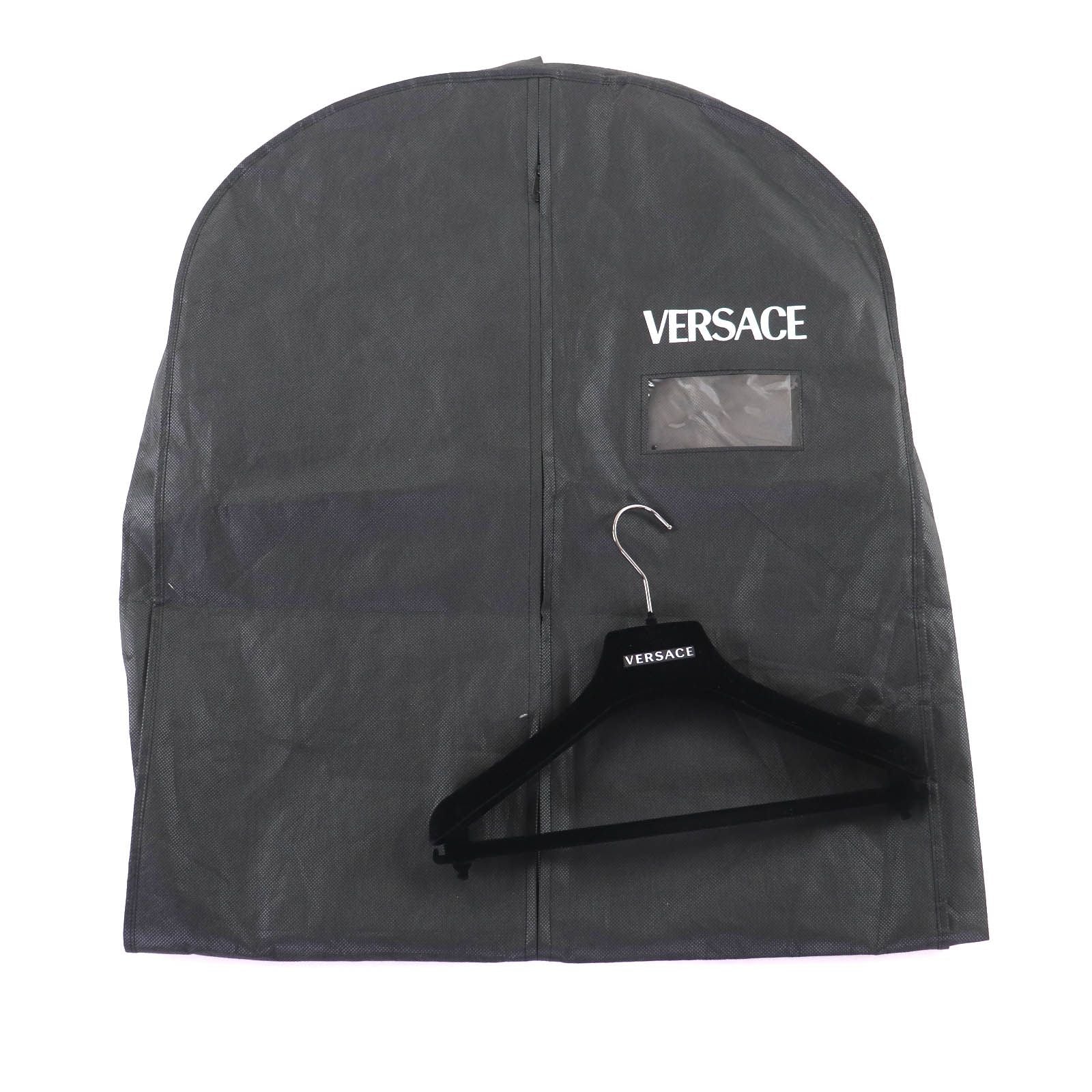 VERSACE Medusa Zip-Up Down Coat Black Size 36 (2024)