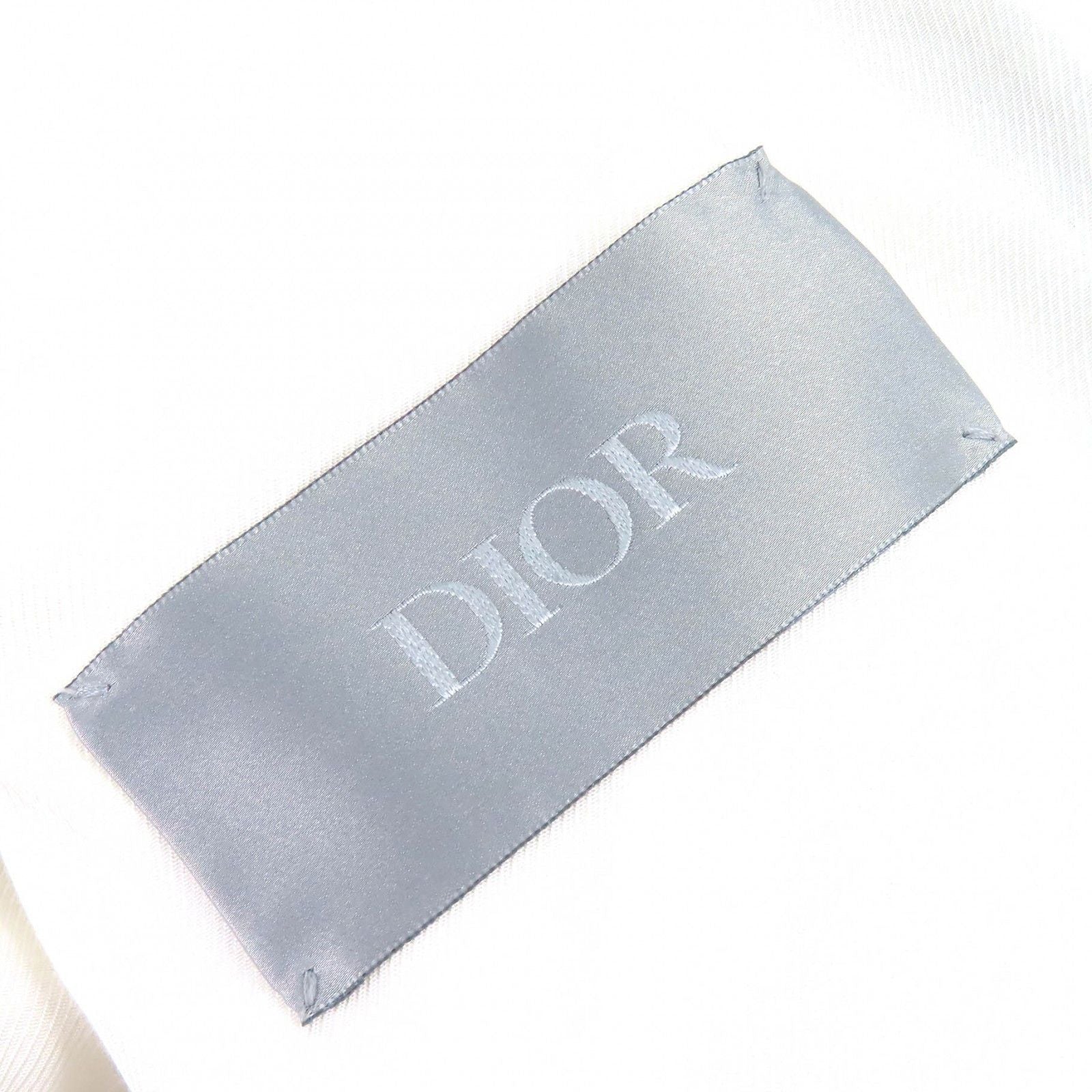 DIOR HOMME 2024 スズラン刺繍 コットン バーシティジャケット – グレー＆アイボリー サイズM