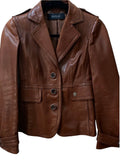 GUCCI Women's Leather Jacket Size 36