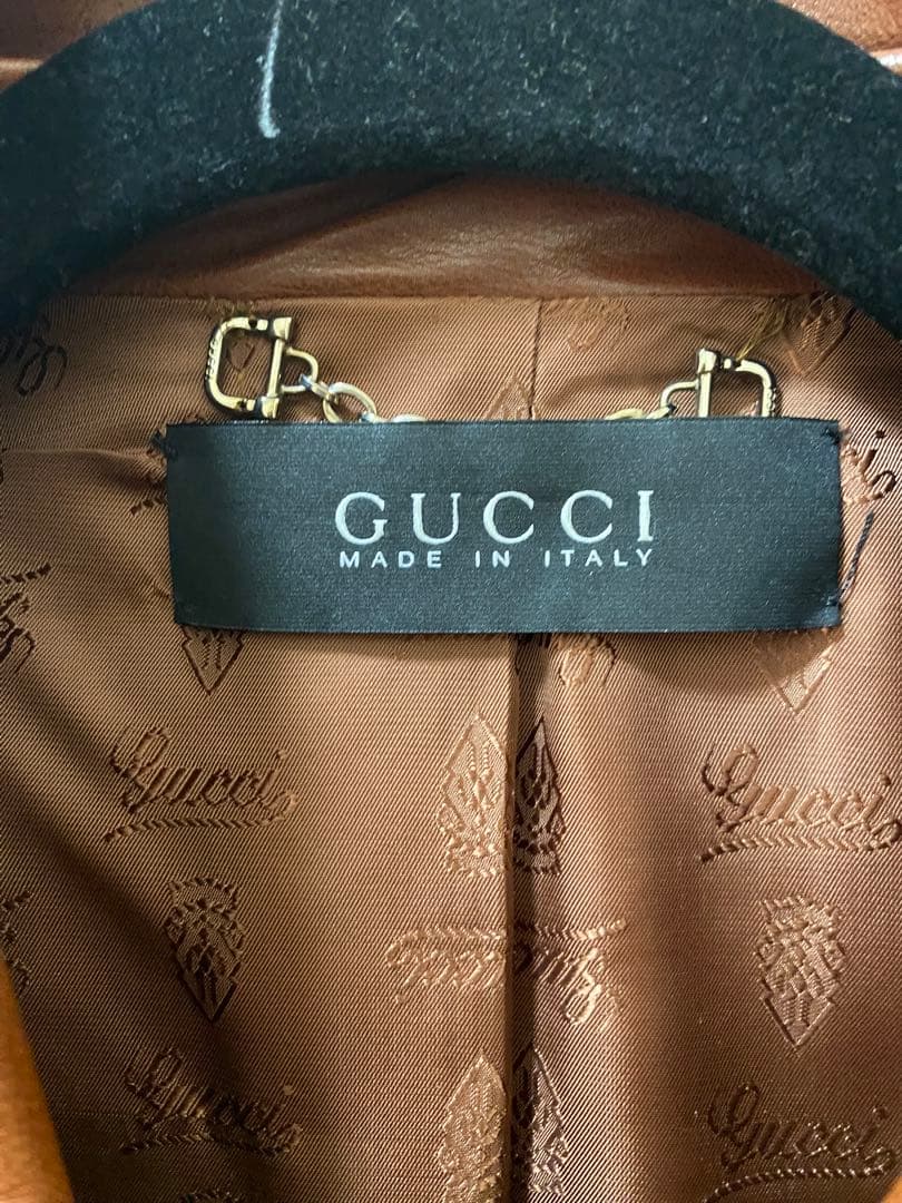 GUCCI Women's Leather Jacket Size 36