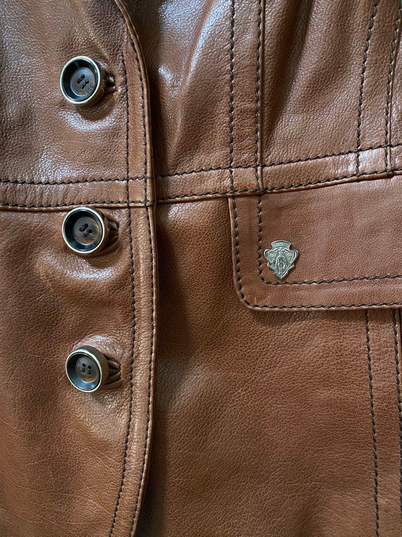 GUCCI Women's Leather Jacket Size 36