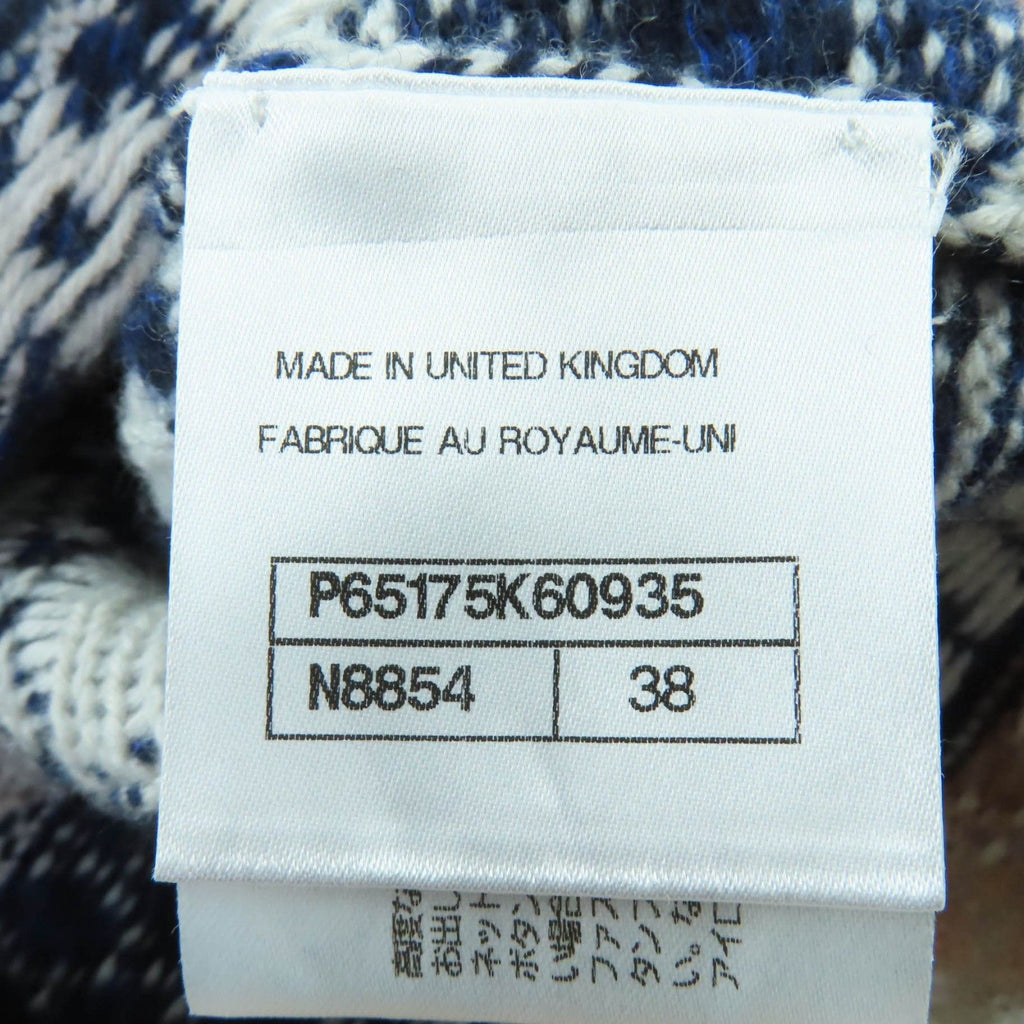 CHANEL Cashmere 100% Coco Button All-Over Logo Long Knit Cardigan Size 38 – Multicolor