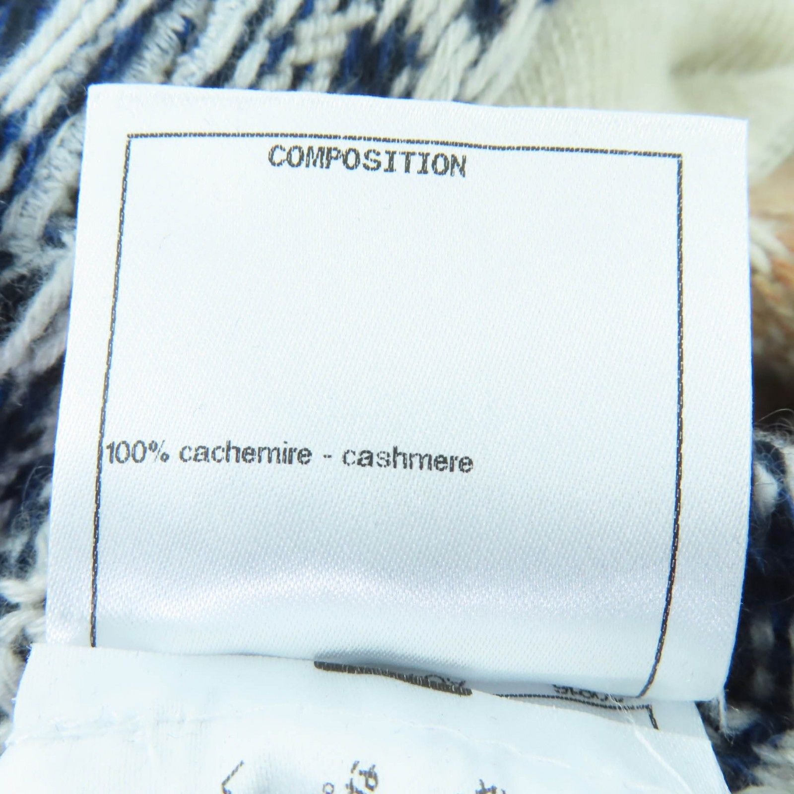 CHANEL Cashmere 100% Coco Button All-Over Logo Long Knit Cardigan Size 38 – Multicolor