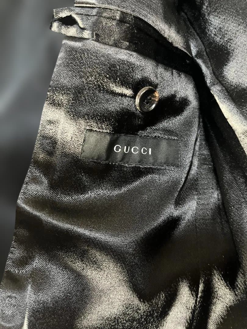 GUCCI Tom Ford-Era Velour Military Jacket Size 44