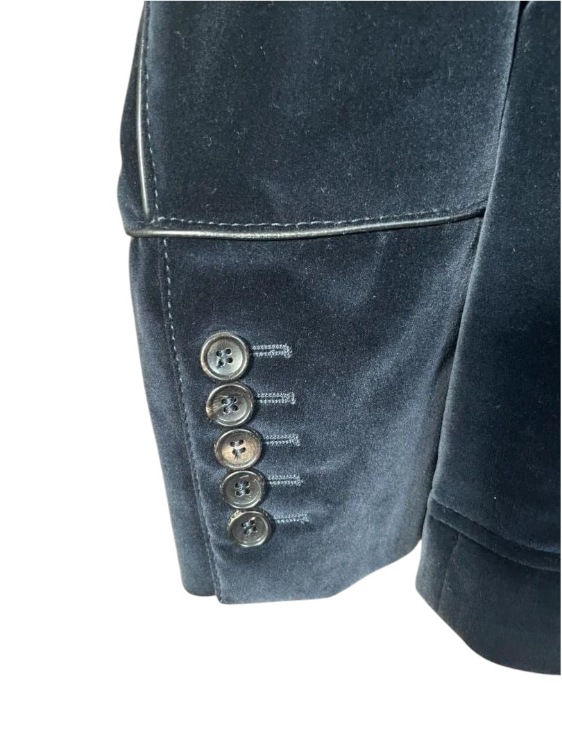 GUCCI Tom Ford-Era Velour Military Jacket Size 44