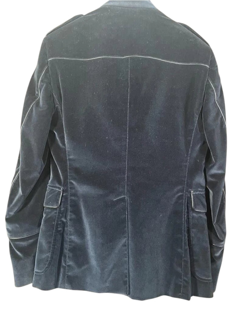 GUCCI Tom Ford-Era Velour Military Jacket Size 44