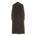 GUCCI Button-Up Faux Fur Coat Brown Size 48
