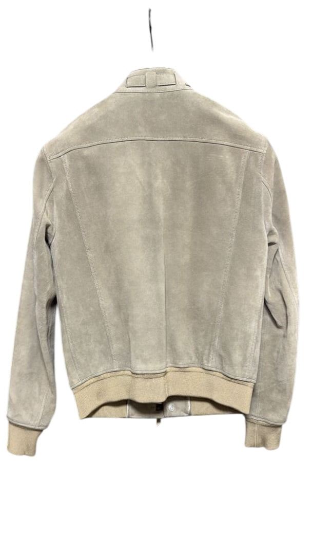 TOM FORD Suede Biker Jacket Beige Size 44