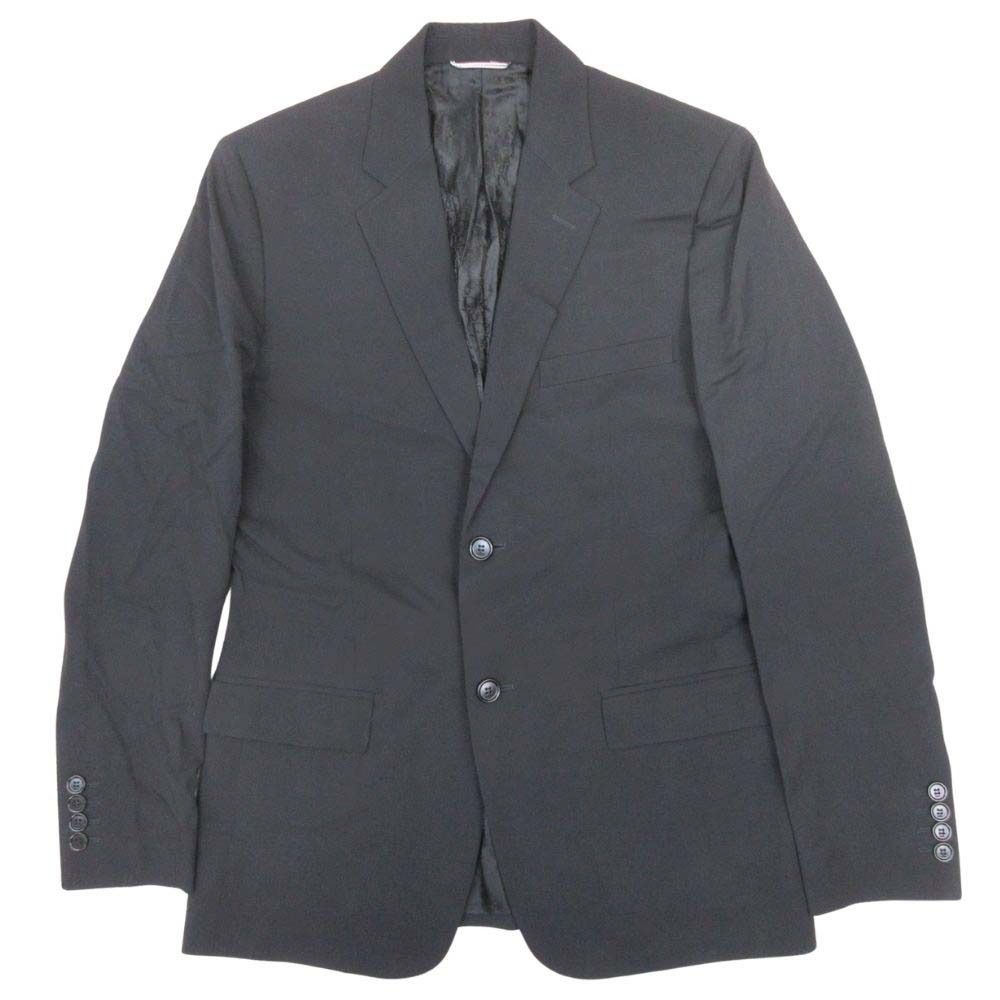 DIOR HOMME Unused Oblique-Lined Tailored Jacket Black Size 44