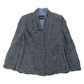 GIORGIO ARMANI Dimensional Embroidered Jacket Grey Size 46 Men Woman Unisex