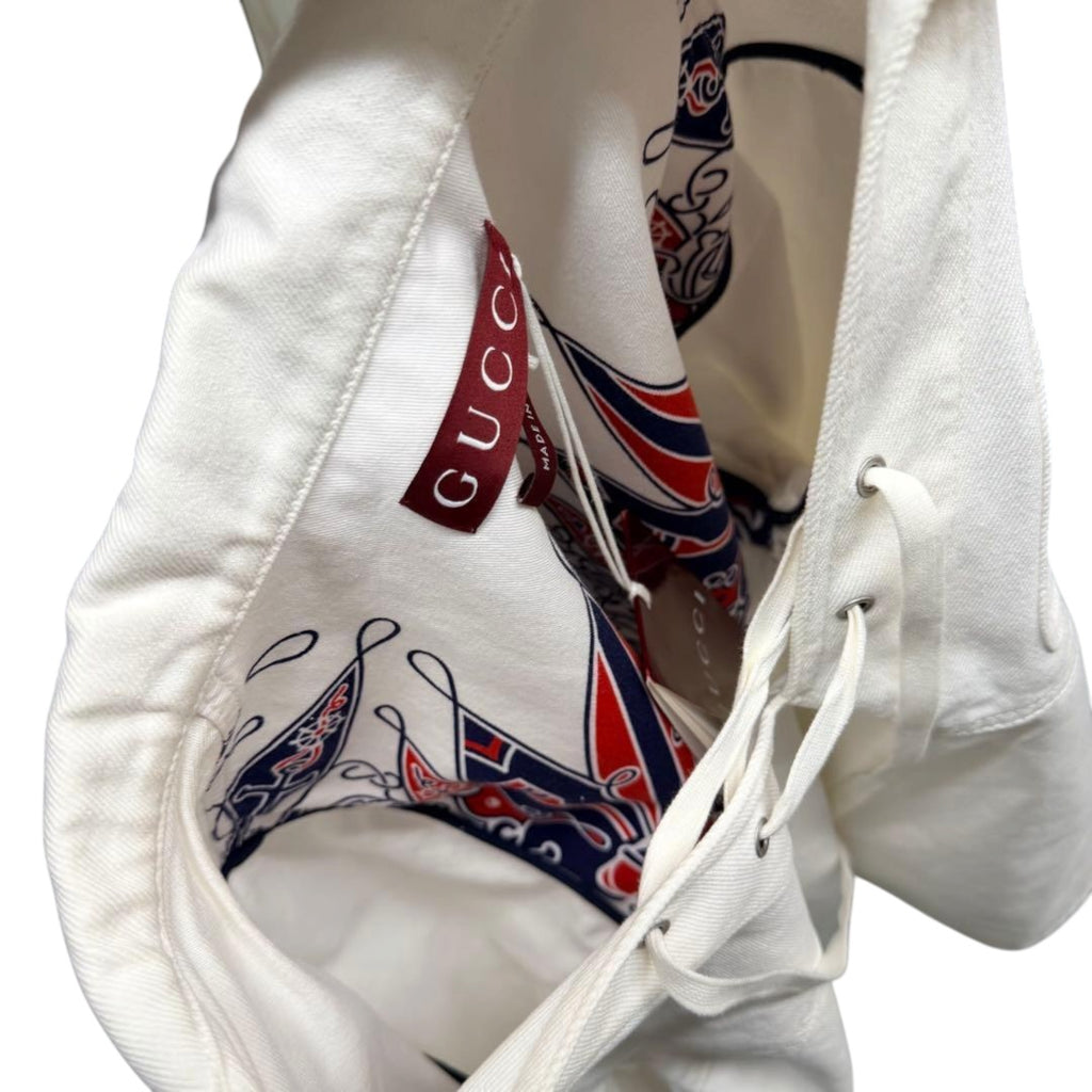 New GUCCI SS25 Sabato De Sarno-Era Short Denim Skipper Blouson Size 48