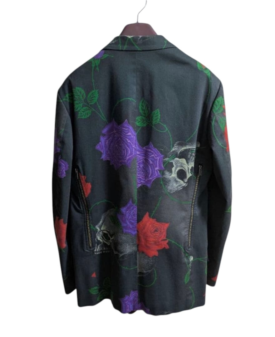 Yohji Yamamoto BLACKSCANDAL Skull Rose Reissue Jacket Size 3