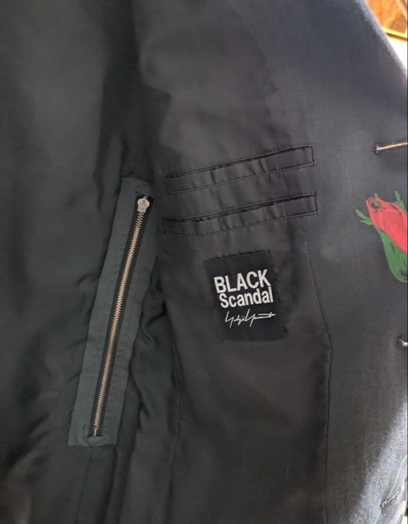Yohji Yamamoto BLACKSCANDAL Skull Rose Reissue Jacket Size 3