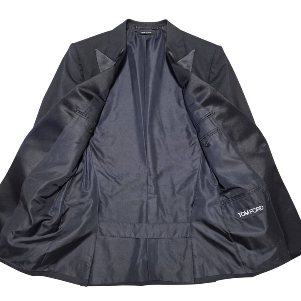 TOM FORD Tuxedo Suit Setup Jacket Blazer  Pants Trousers — Size 44 Men