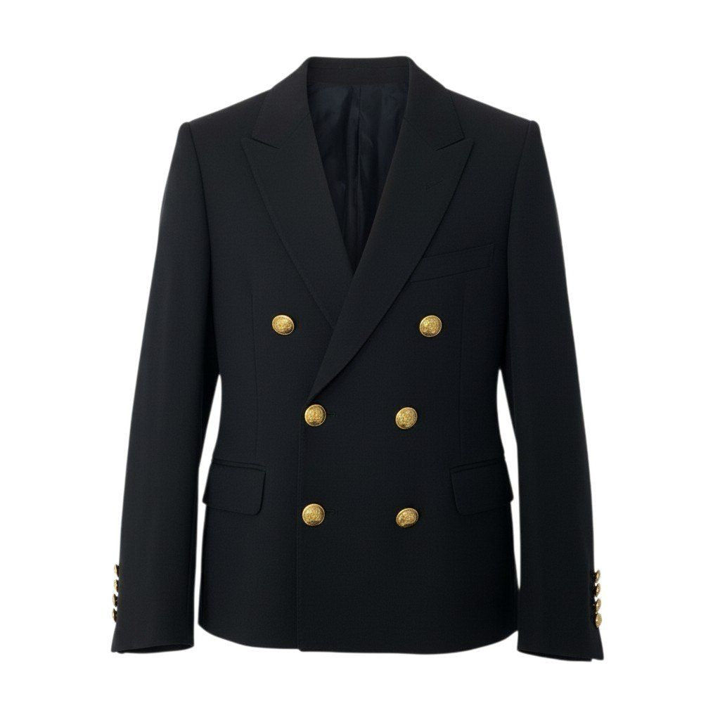 CELINE 2D Short Jacket in Diagonal Wool — Size 34 (2V687092D)