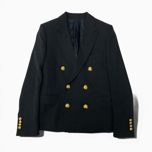 CELINE 2D Short Jacket in Diagonal Wool — Size 34 (2V687092D)